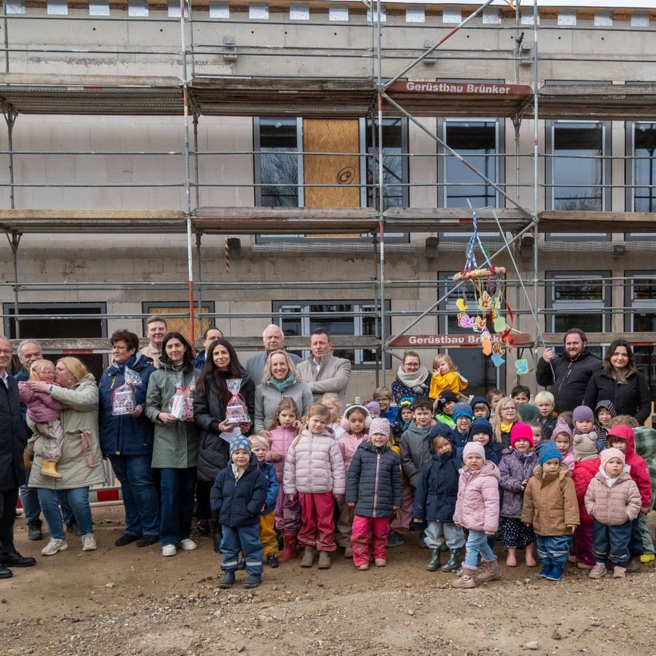 Richtfest in Neuss gefeiert: Eine neue Kita für Uedesheim