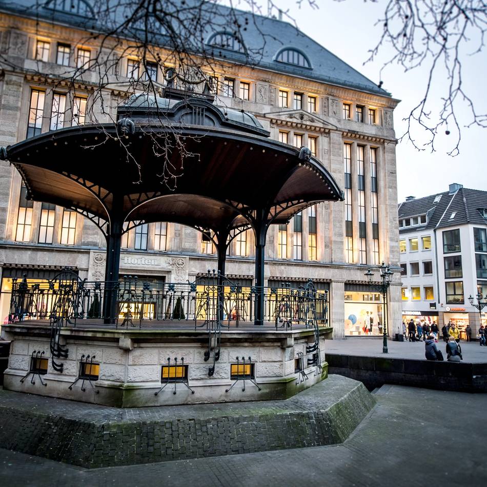 Düsseldorfer Bauwerk: Nach Abbau am Carsch-Haus – Hat der Musikpavillon eine Zukunft?