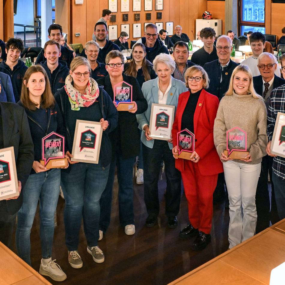 Engagement in der Stadt: Neue Heimatpreis-Träger in Kempen ausgezeichnet