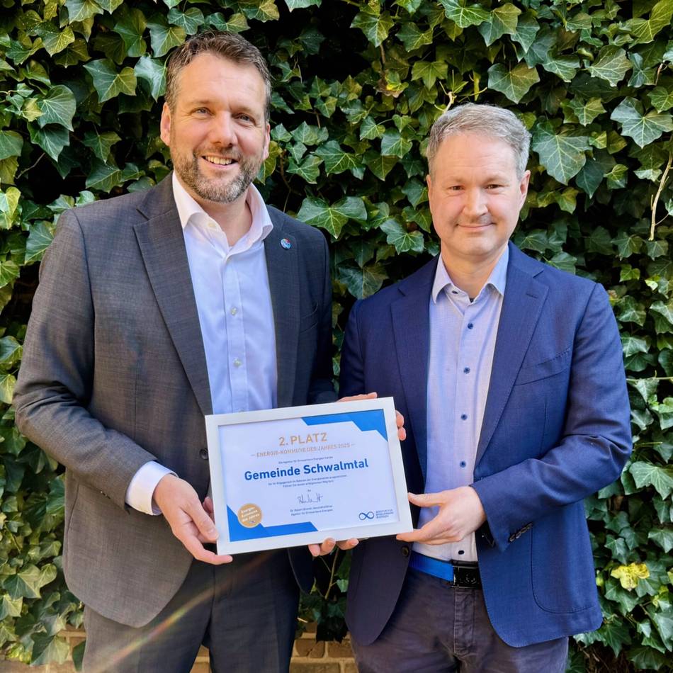 Energie-Kommune des Jahres: Zweiter Platz für Schwalmtal