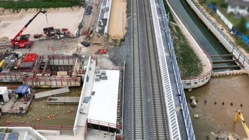 Betuwe in Rees-Haldern: Bald wird das Wasser abgepumpt