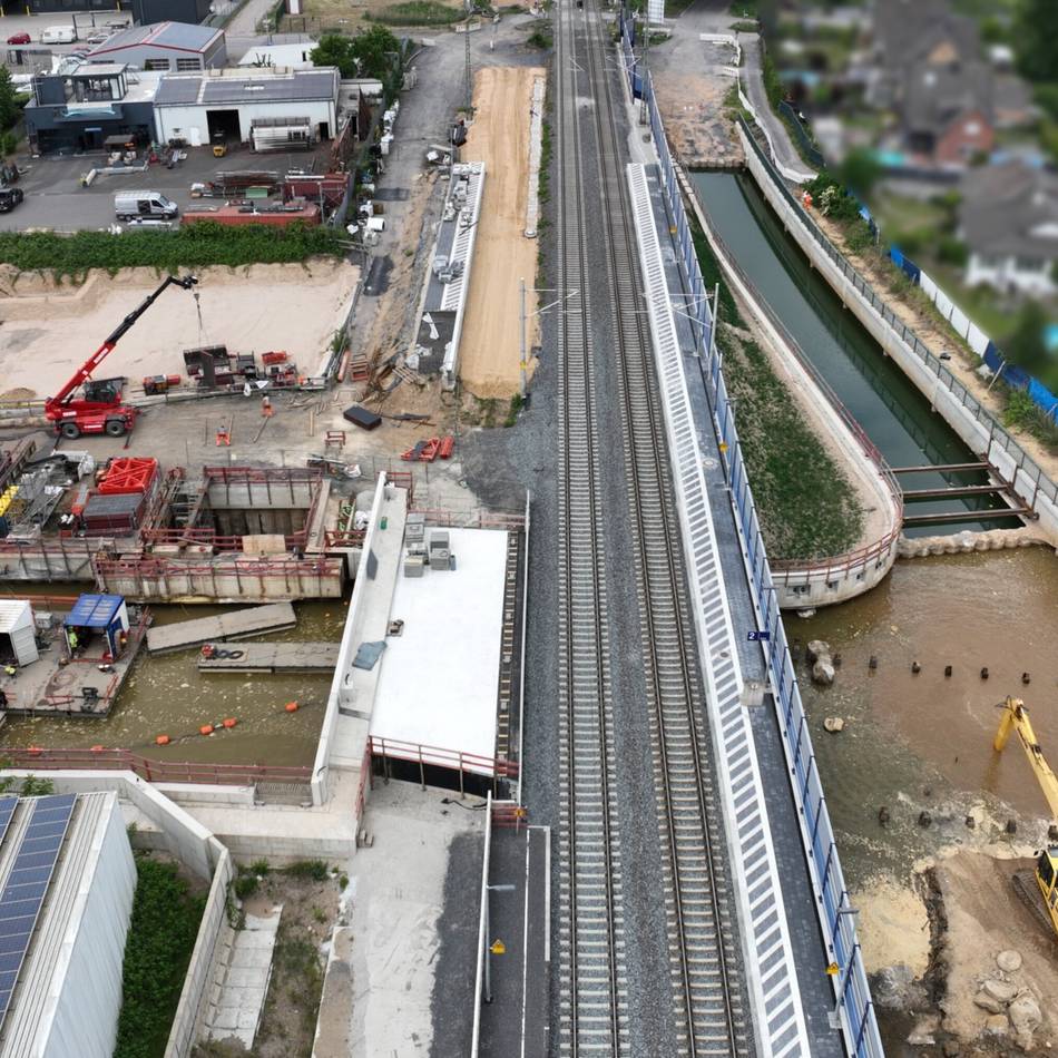 Betuwe in Rees-Haldern: Bald wird das Wasser abgepumpt