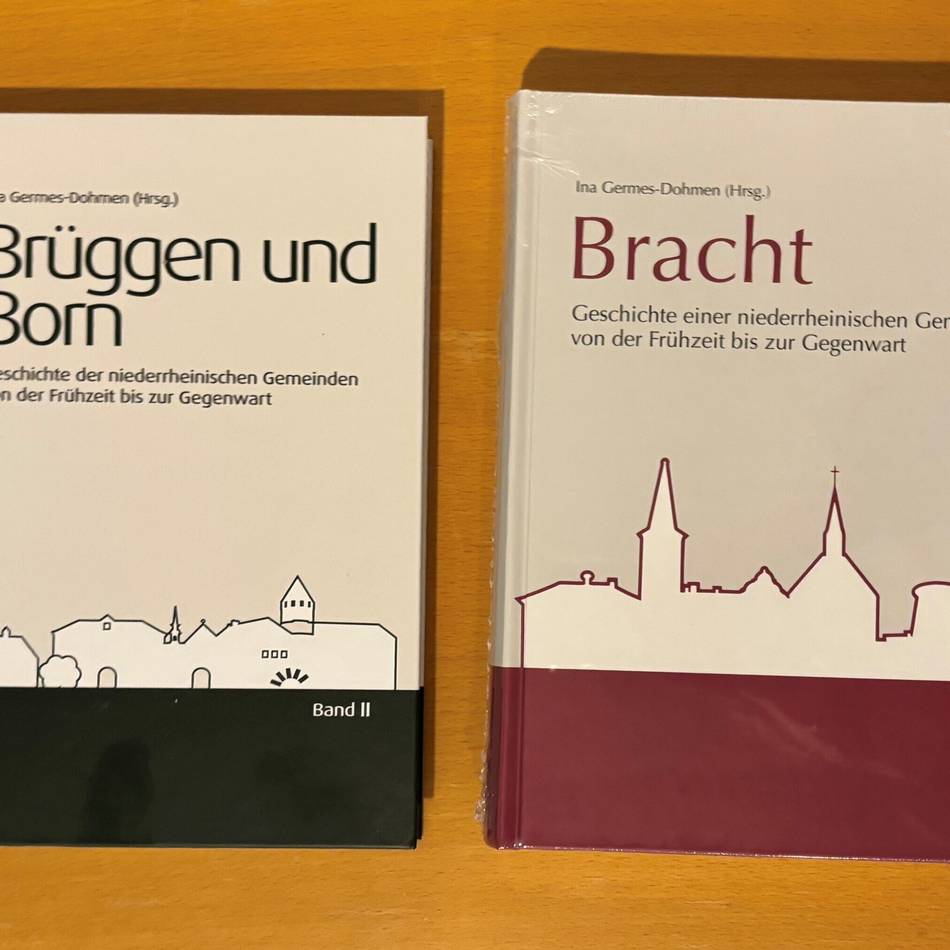 Neuveröffentlichung: Ortsgeschichten von Brüggen, Born und Bracht als Bücher