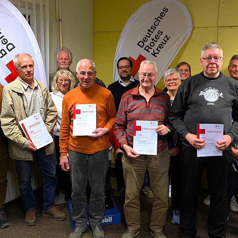 DRK-Blutspende in Radevormwald: „Das ist im Ortsverein ein neuer Rekord“