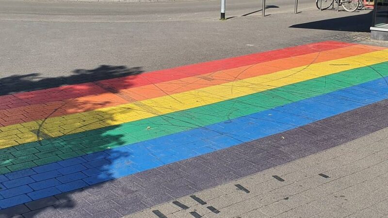Politik in Hilden: AfD will Regenbogen-Zebrastreifen kippen
