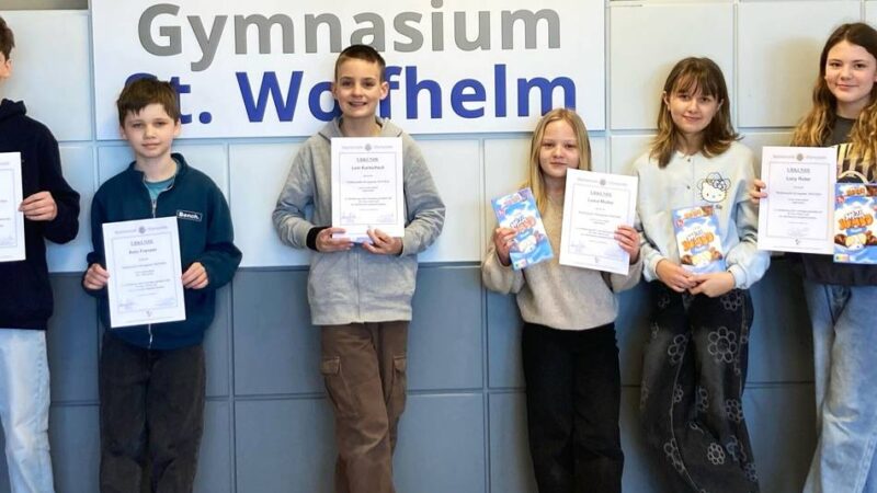 Gymnasium St. Wolfhelm Schwalmtal: Schülerinnen und Schüler erfolgreich bei Mathe-Olympiade