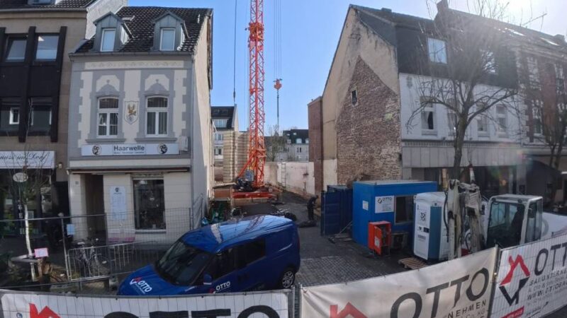 24 Jahre nach verheerendem Brand in Leverkusen: „Alt-Schlebusch“ – im Sommer 2027 soll neues Geschäftshaus stehen