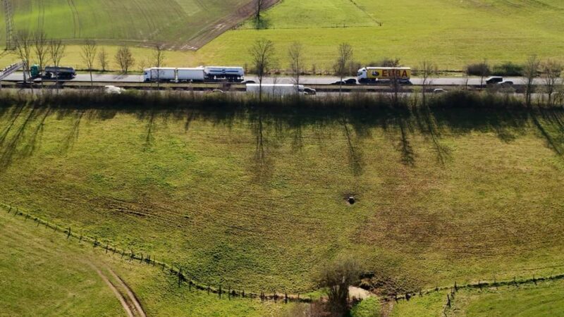Maßnahme bei Leverkusen: Erneut fällt Autobahn-Baustelle schlechtem Wetter zum Opfer