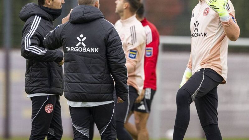 Kastenmeier fällt auch in Braunschweig aus: Fünf Stammspieler fehlen im ersten Fortuna-Training der Woche