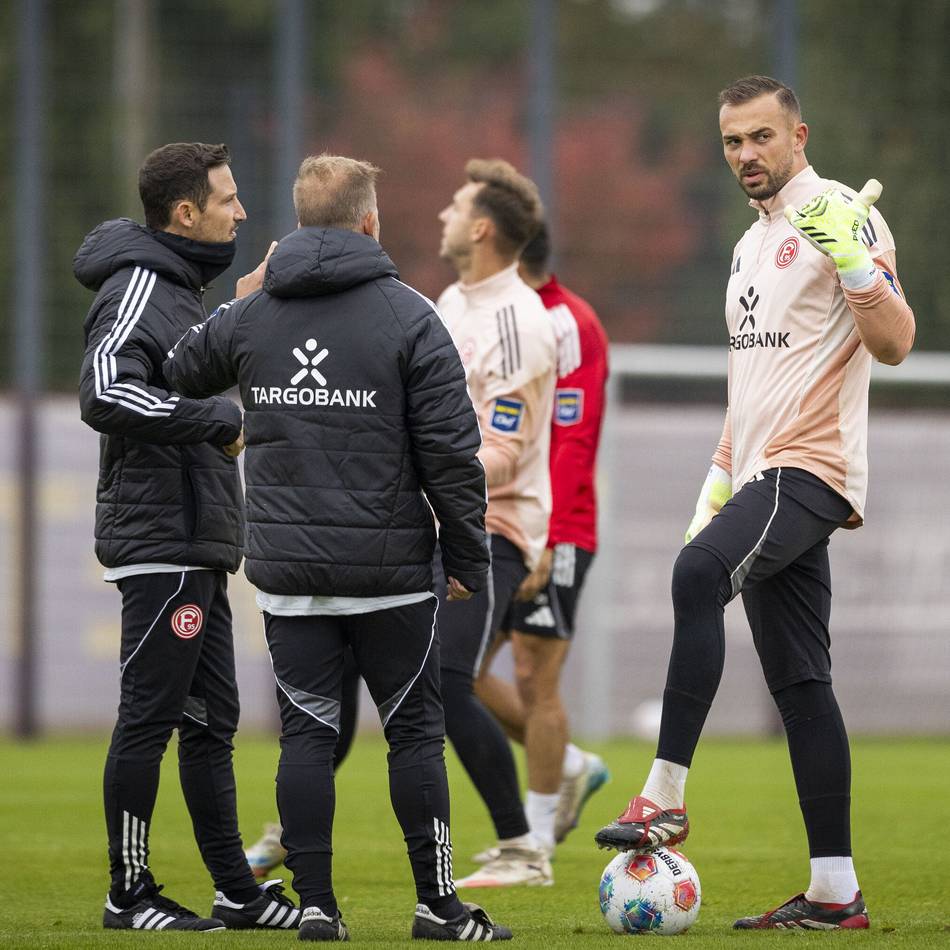 Kastenmeier fällt auch in Braunschweig aus: Fünf Stammspieler fehlen im ersten Fortuna-Training der Woche