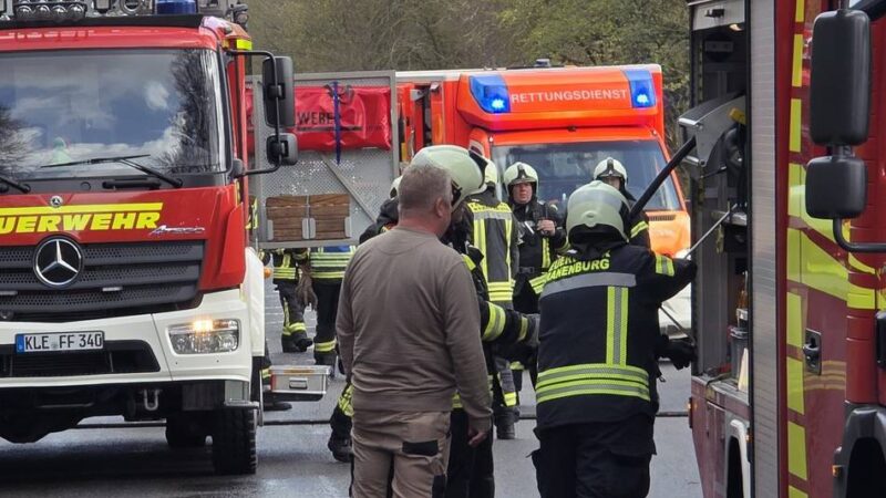 Vorfall in Kranenburg: B504 in Frasselt war für mehrere gesperrt