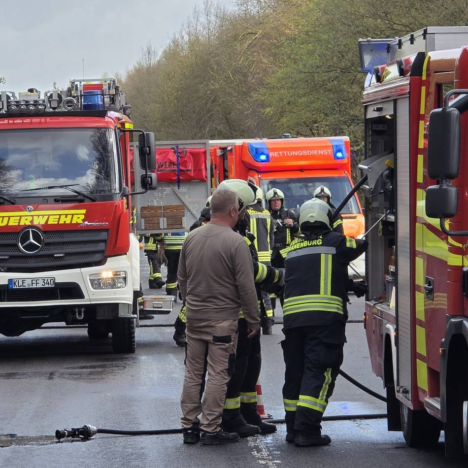 Vorfall in Kranenburg: B504 in Frasselt war für mehrere gesperrt