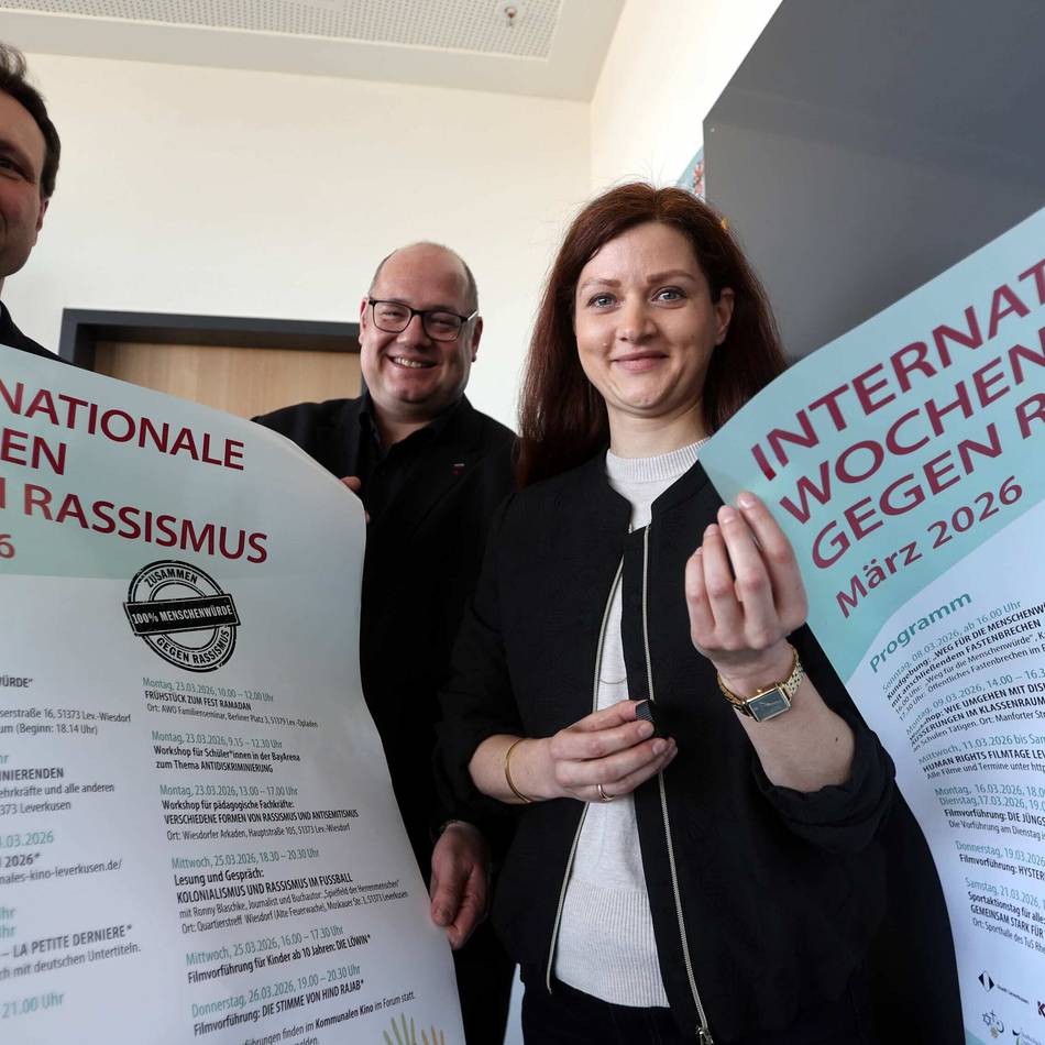 „Wochen gegen Rassismus“ beginnen: Leverkusen beschreitet am Sonntag „Weg für die Menschenwürde“