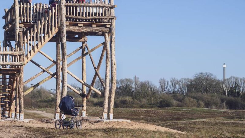 Neuer Aussichtsturm in Kalkar: Die entscheidenden Meter für den Perspektivwechsel in den Wisseler Dünen