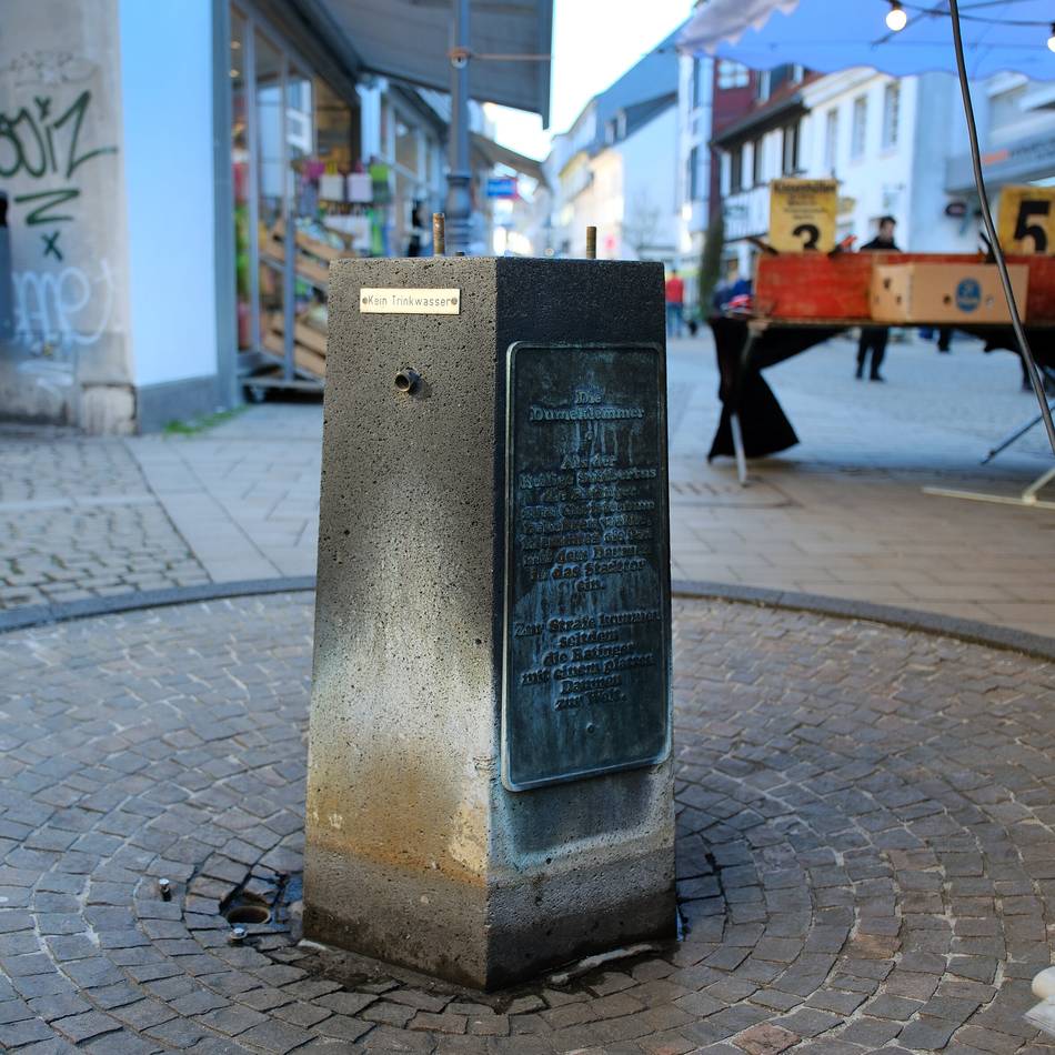 Arbeiten in der Stadt: Dumeklemmer werden hübsch gemacht