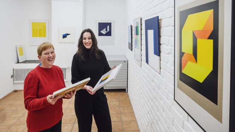 Doppelausstellung in Kalkar: H.H. Zimmermann und das perfekte Quadrat