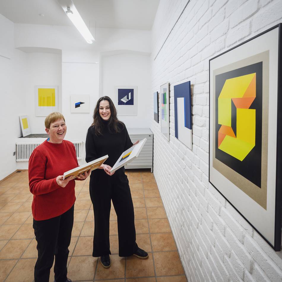 Doppelausstellung in Kalkar: H.H. Zimmermann und das perfekte Quadrat