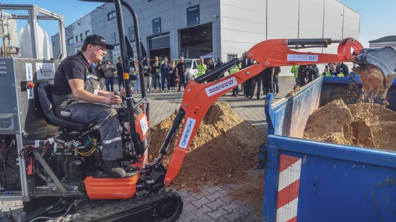Energiespar-Lösung im Kreis Kleve?: So funktioniert der „Wasserstoffbagger“ aus Uedem
