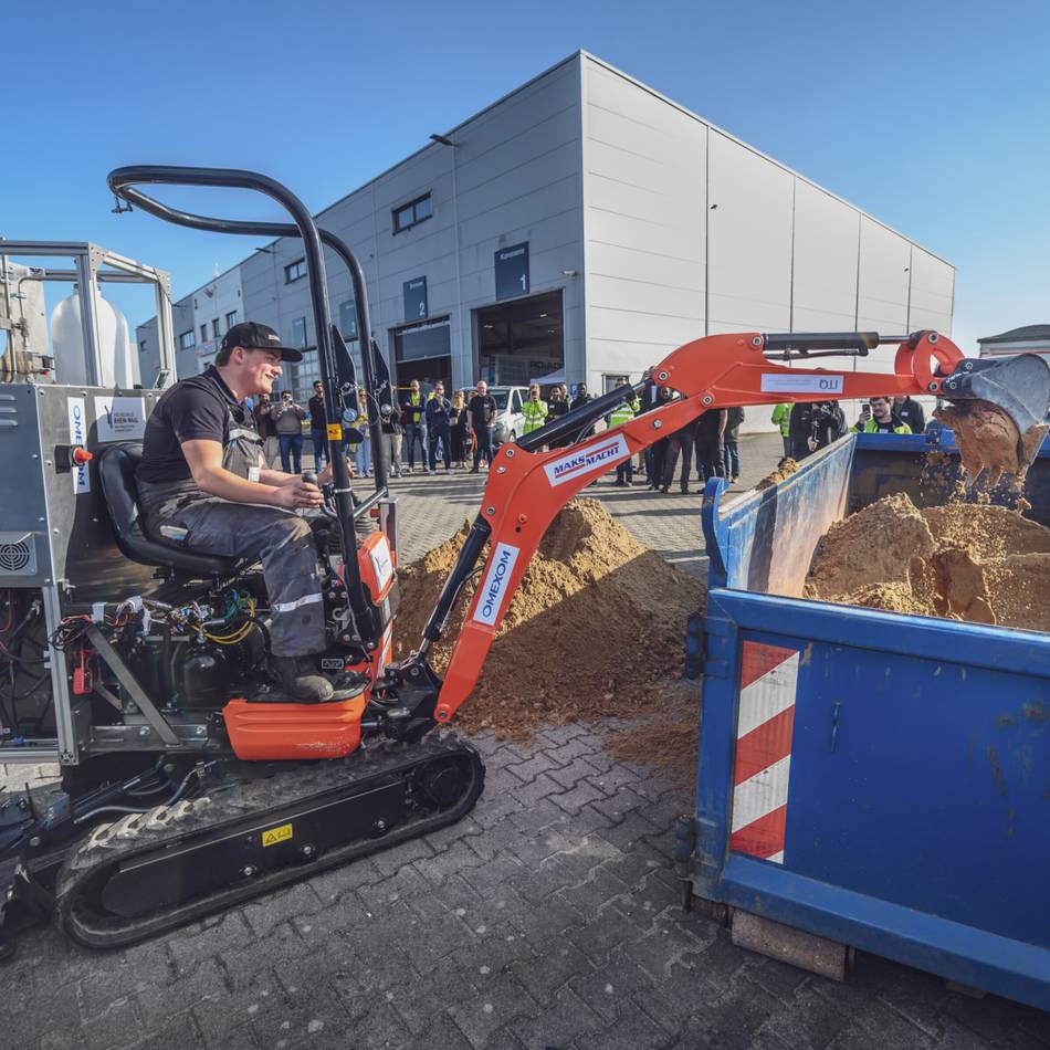 Energiespar-Lösung im Kreis Kleve?: So funktioniert der „Wasserstoffbagger“ aus Uedem