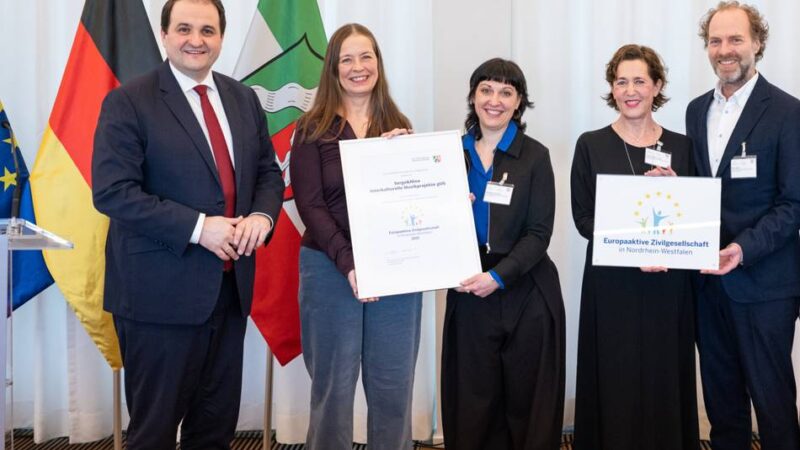 Agentur „Serge&Nina“: Düsseldorfer Musikprojekt wird für Europa-Engagement ausgezeichnet