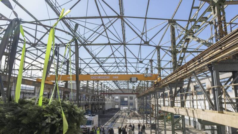 Knapp 600 neue Arbeitsplätze: Alte Industriehalle auf dem Areal Böhler wird zum Bürogebäude
