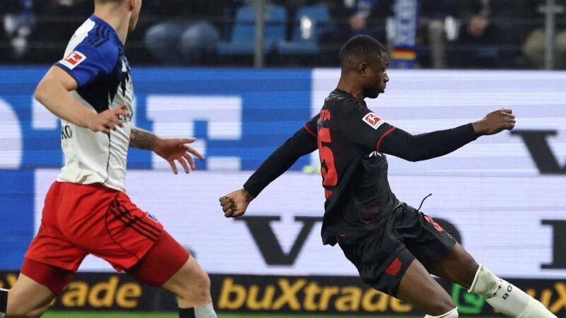 Wichtiger Auswärtserfolg beim HSV: Matchwinner Kofane bringt Bayer auf die Siegerstraße