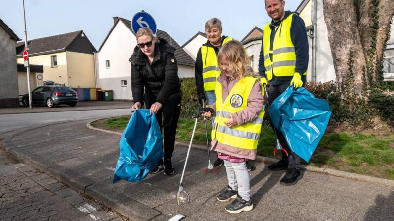 Dormagen packt beim Frühjahrsputz an: 5570 Helfer sammeln zwölf Tonnen Müll
