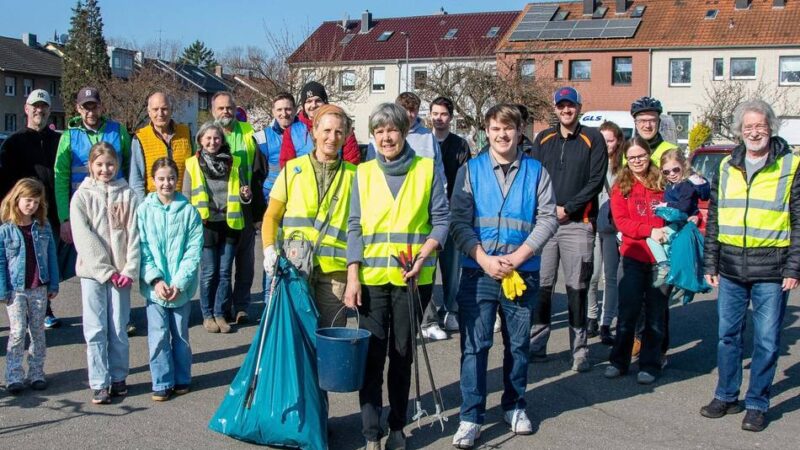 Fünf Tonnen Müll gesammelt: Kaarst räumte beim Drei-Besen-Tag auf