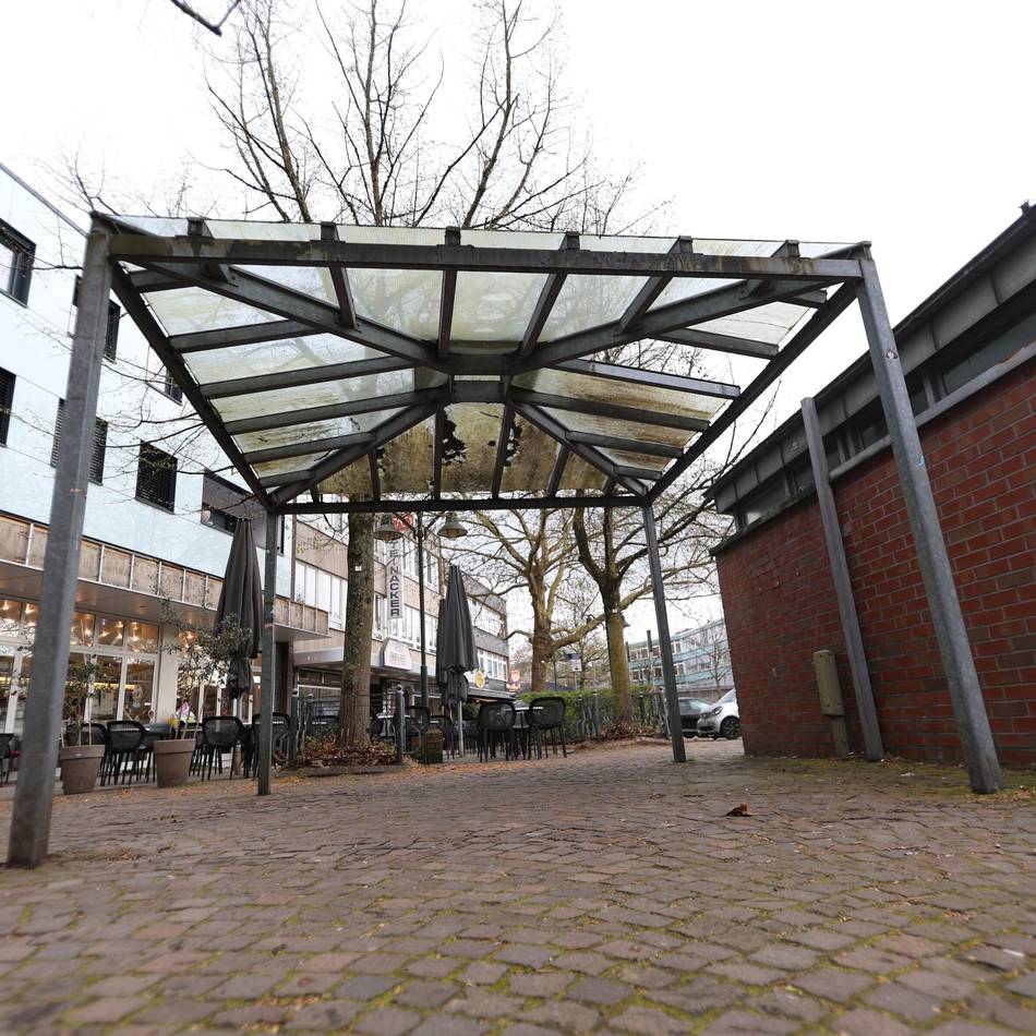 Pläne in Leverkusen: Glaspavillon am Opladener Markt wird abgerissen