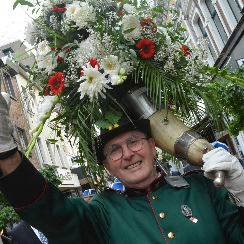 Einsatz bei Landesgartenschau Neuss: Neusser Jäger werten ihr Siegerschießen auf