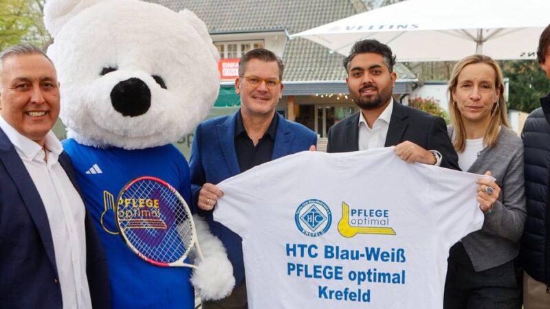 Neuer Name, alte Ziele: Fünf Jahre Planungssicherheit – HTC Blau-Weiß Krefeld tütet Sponsorendeal ein