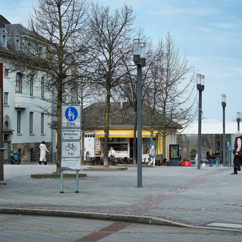 Rathausplatz Heiligenhaus: Große Pläne für Fontänen und Bäume