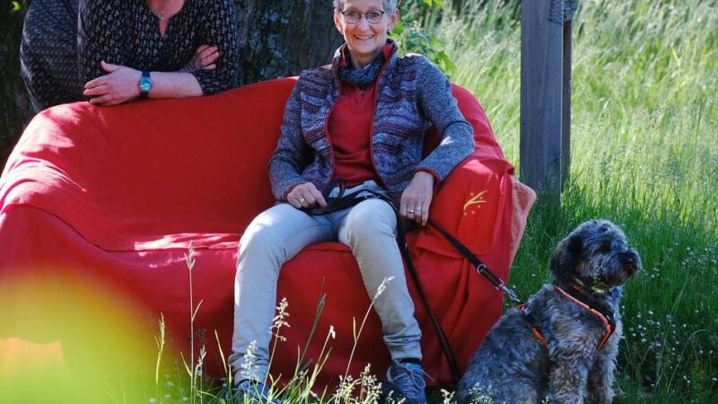 Aktion in Lintorf: Platz nehmen auf der Plauderbank