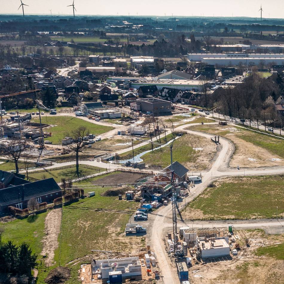 37 Grundstücke verkauft: In Veert entsteht das zurzeit größte Neubaugebiet Gelderns