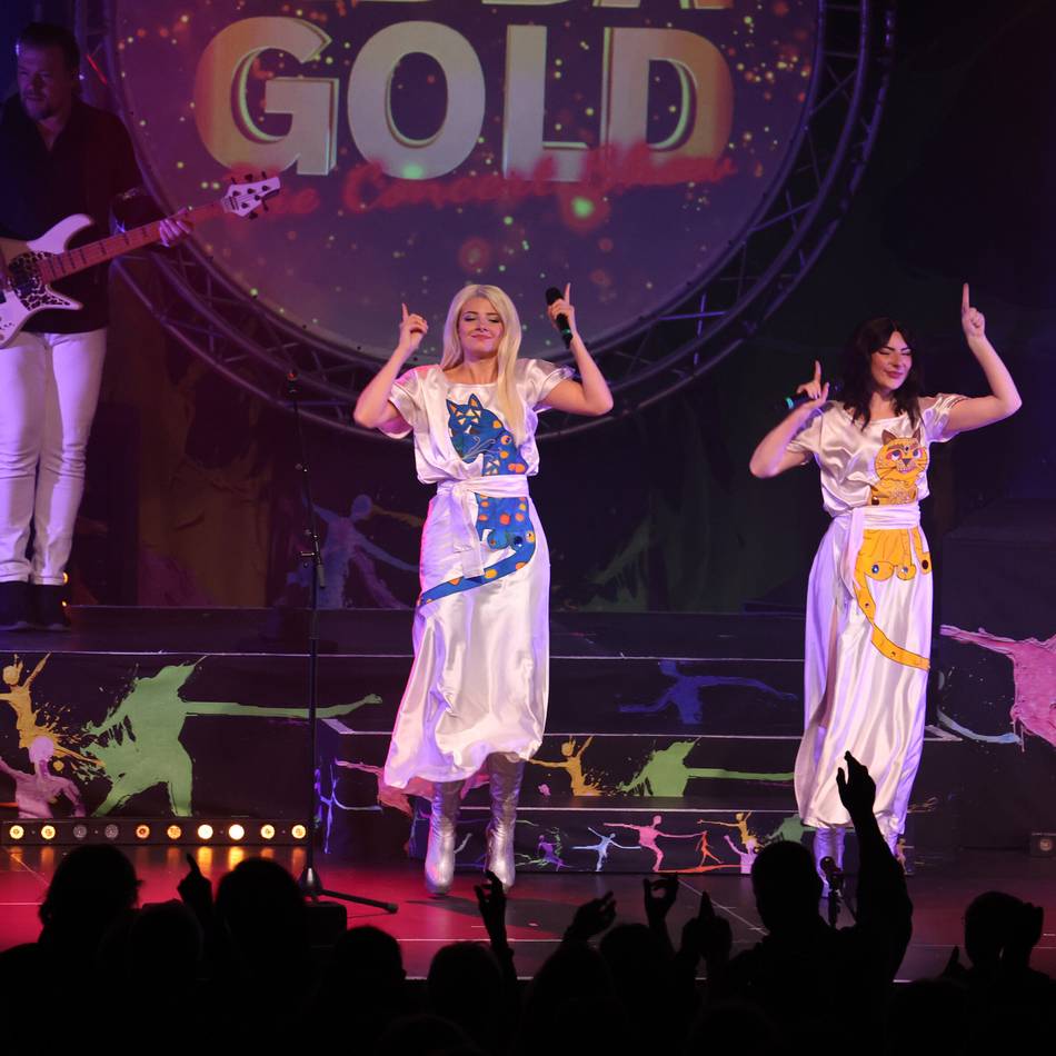 Musik in Mönchengladbach: Retro-Gruppe so mitreißend wie das Original aus Schweden