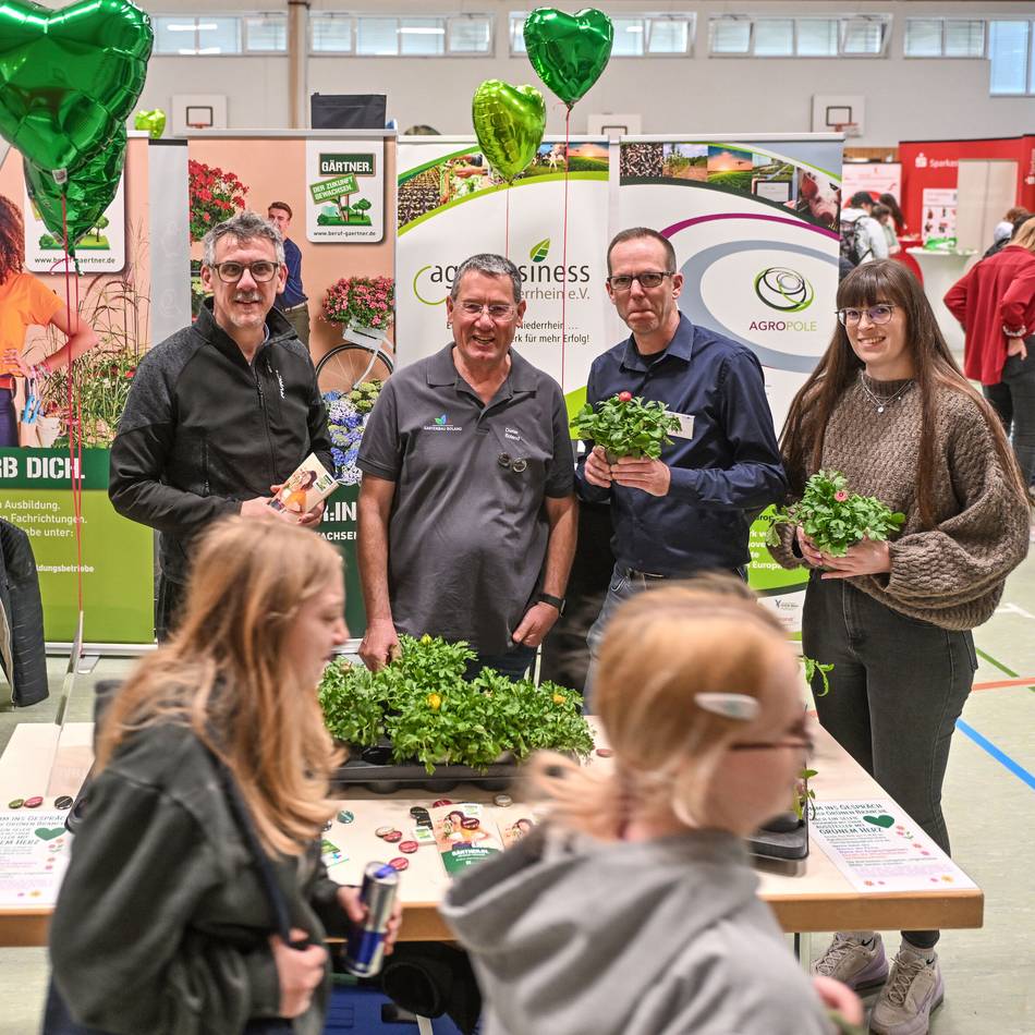Ausbildungswoche „erLEBEN“ in Kevelaer: Wenn der Funke am Blumentopf überspringt