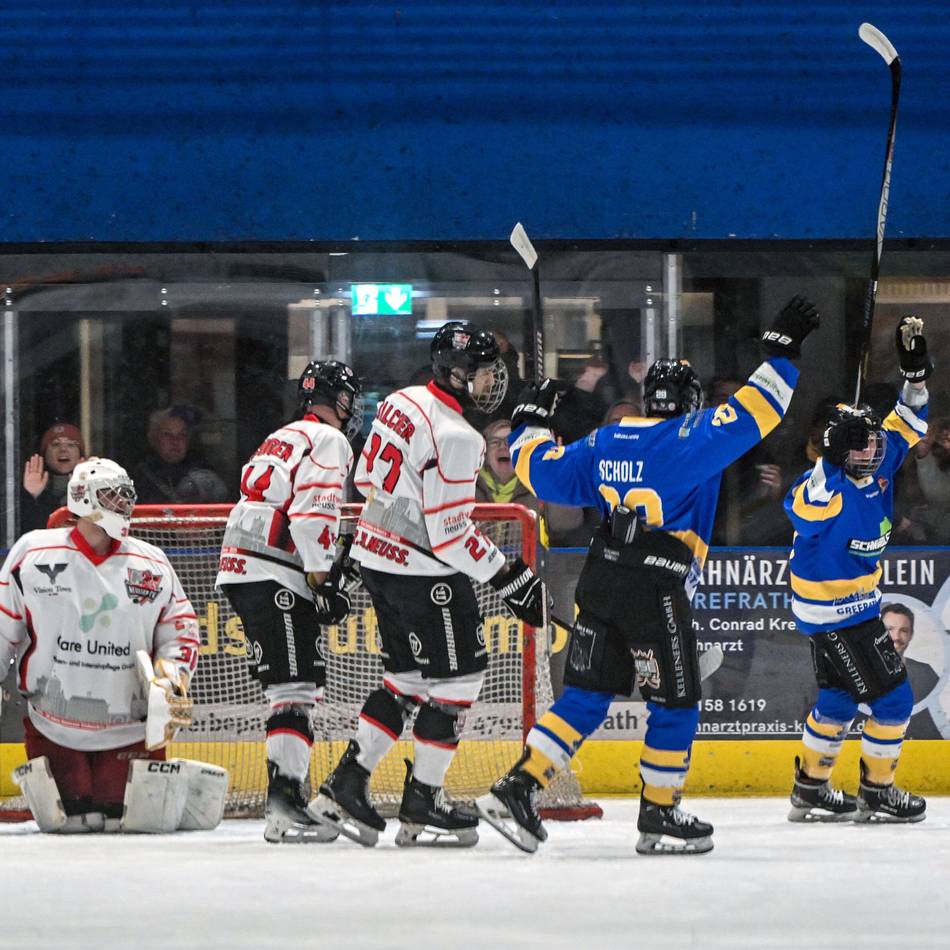 Sieg im letzten Relegationsspiel: 8:2 in Moers – Grefrather EG geht als Sieger aus der Abstiegsrunde hervor