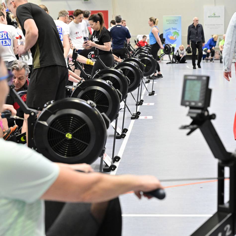 Aktion in Mönchengladbach: Hobbysportler errudern Rekord-Spendensumme