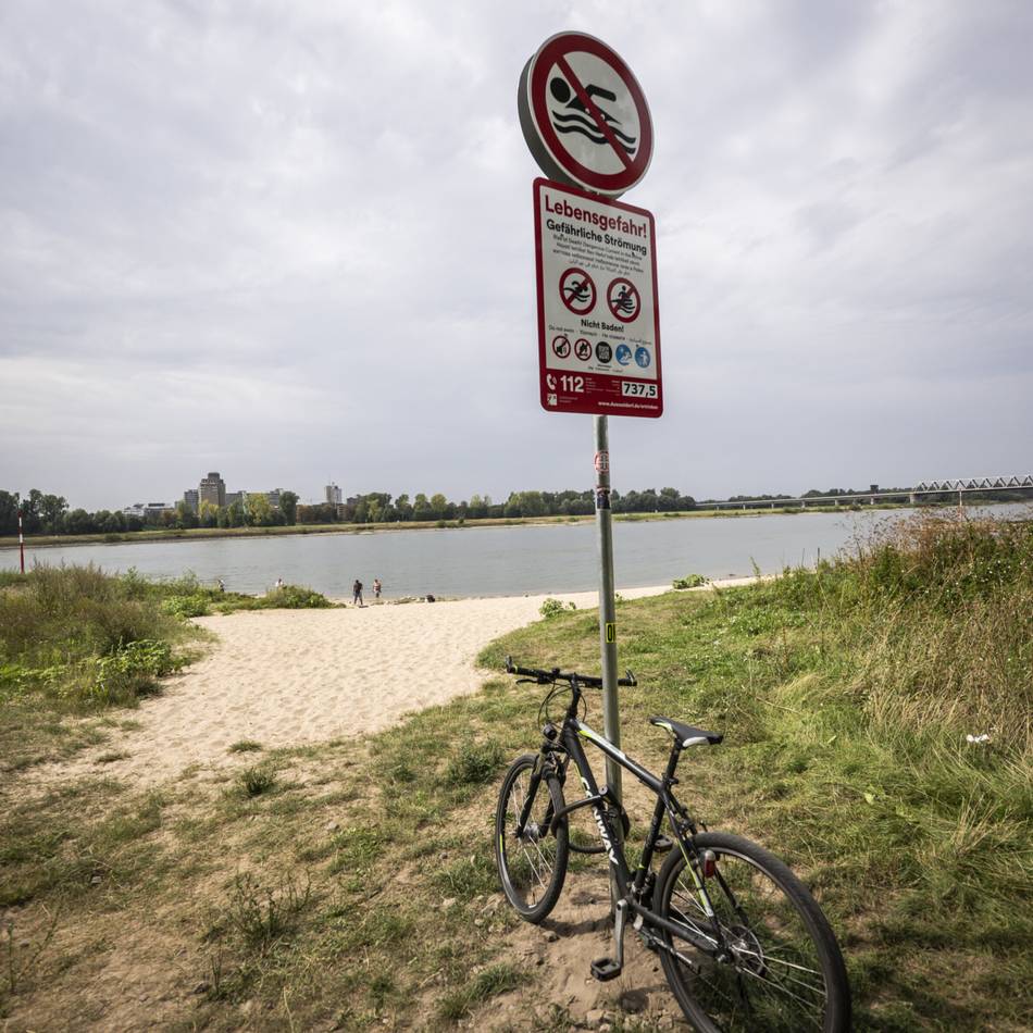 Entscheidung des Rates: Stadt Rees verbietet das Baden im Rhein