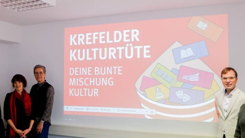Neues Format für Krefeld: Stadt bietet neues Ausprobierformat „Kulturtüte“