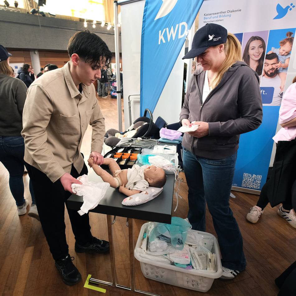 Ausbildungs- und Studienmesse Top Job: Junge Ratinger stellen Weichen fürs Berufsleben