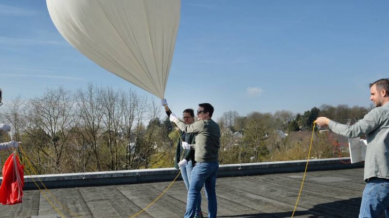 Kant-Gymnasium Heiligenhaus: Schüler sondieren in der Erdatmosphäre