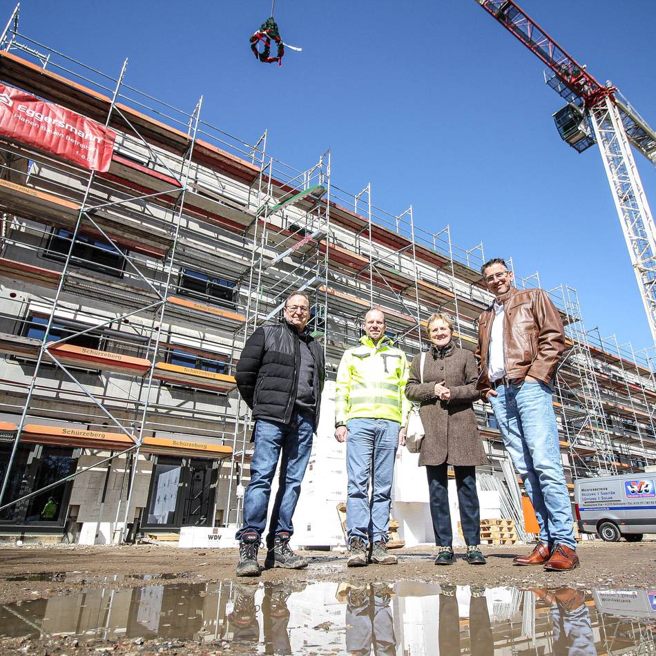 Neue Unterkunft in Grevenbroich: Knapp sieben Millionen Euro für Obdachlosenheim – Richtfest in Noithausen