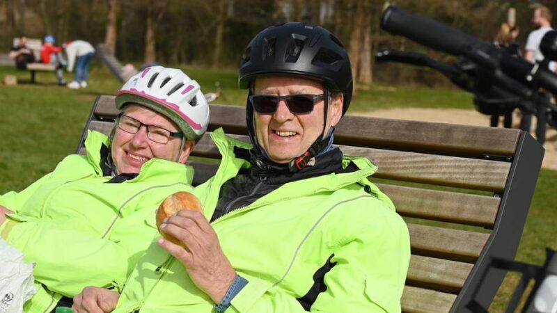 Frühlingsbeginn in Hückeswagen:  „Endlich wieder draußen sitzen“