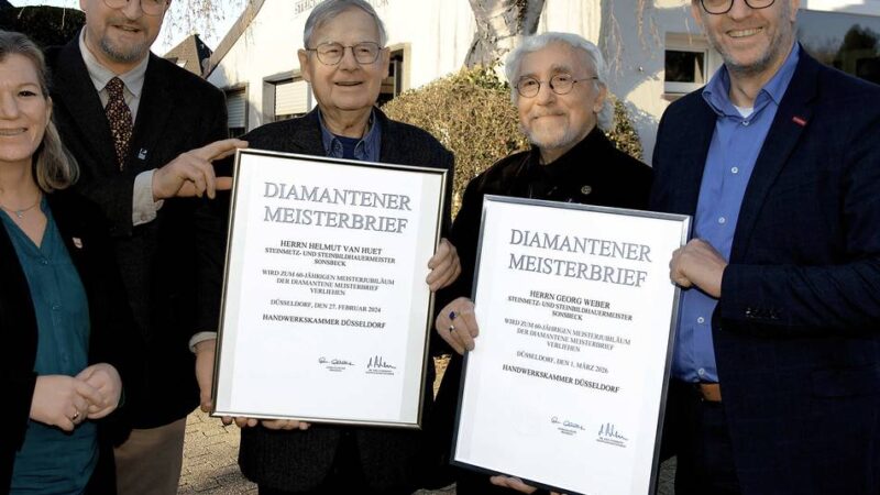 Van Huet & Weber aus Sonsbeck: Zwei Diamanten der Steinmetz-Kunst