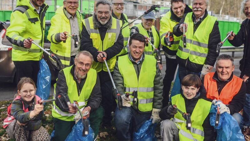 Rund um Moyland: Ergiebiger Frühjahrsputz mit der Kreis Klever Abfallgesellschaft
