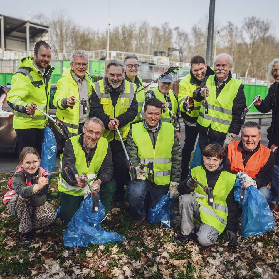 Rund um Moyland: Ergiebiger Frühjahrsputz mit der Kreis Klever Abfallgesellschaft