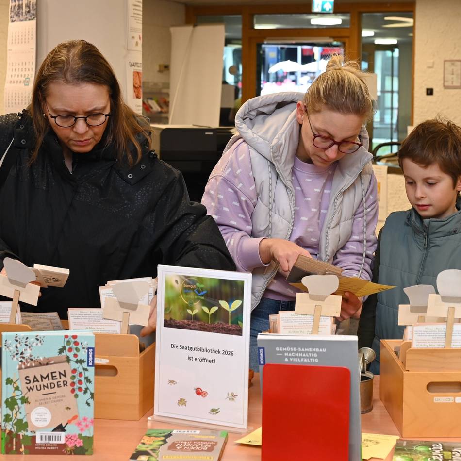 Gärtnern in Radevormwald: Saatgut zwischen Sachbüchern und Belletristik