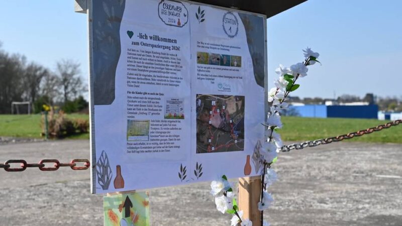 Ostern in Radevormwald: Ein Waldpfad wird zur Bibel-Szene