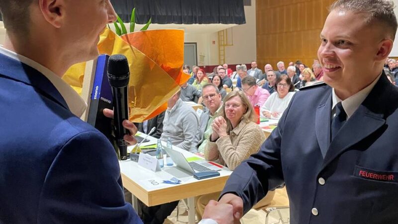 Feuerwehr in Mettmann: Sebastian Thews offiziell zum Brandschutzleiter ernannt